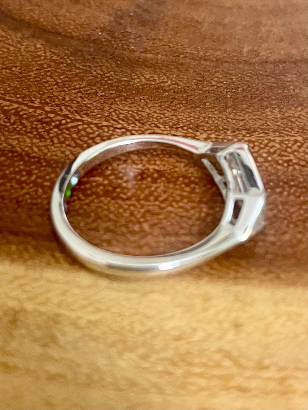 1 Carat Moissanite Baguette Ring In 925 Sterling Silver with GRA - Picture 12 of 16